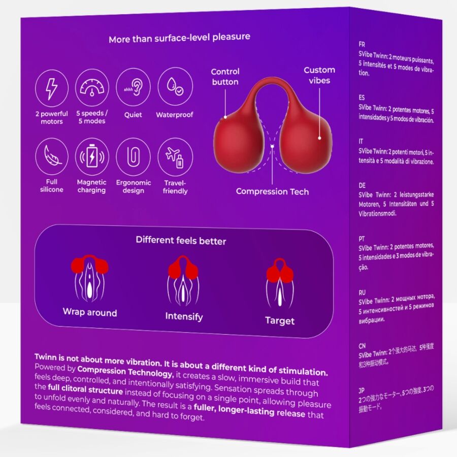 SNAIL VIBE – TWINN VIBRATEUR À DOIGTS CERISE
