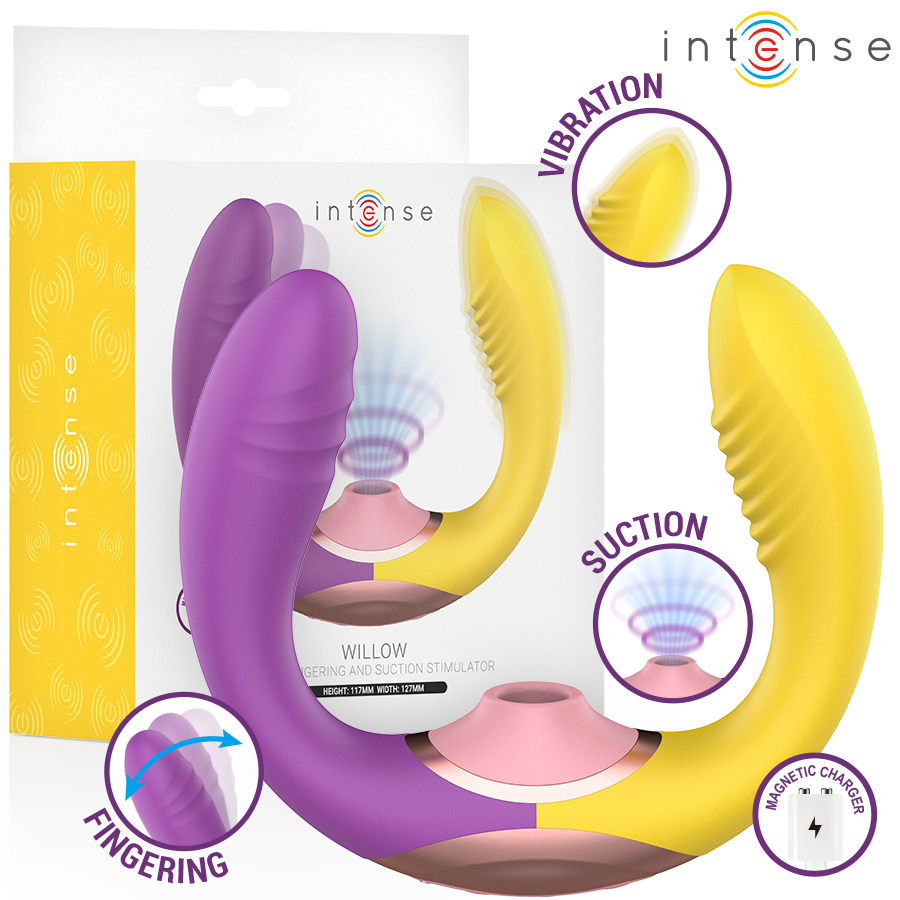 INTENSE – WILLOW 3-IN-1 SUCTION AND VIBRATION STIMULATOR
