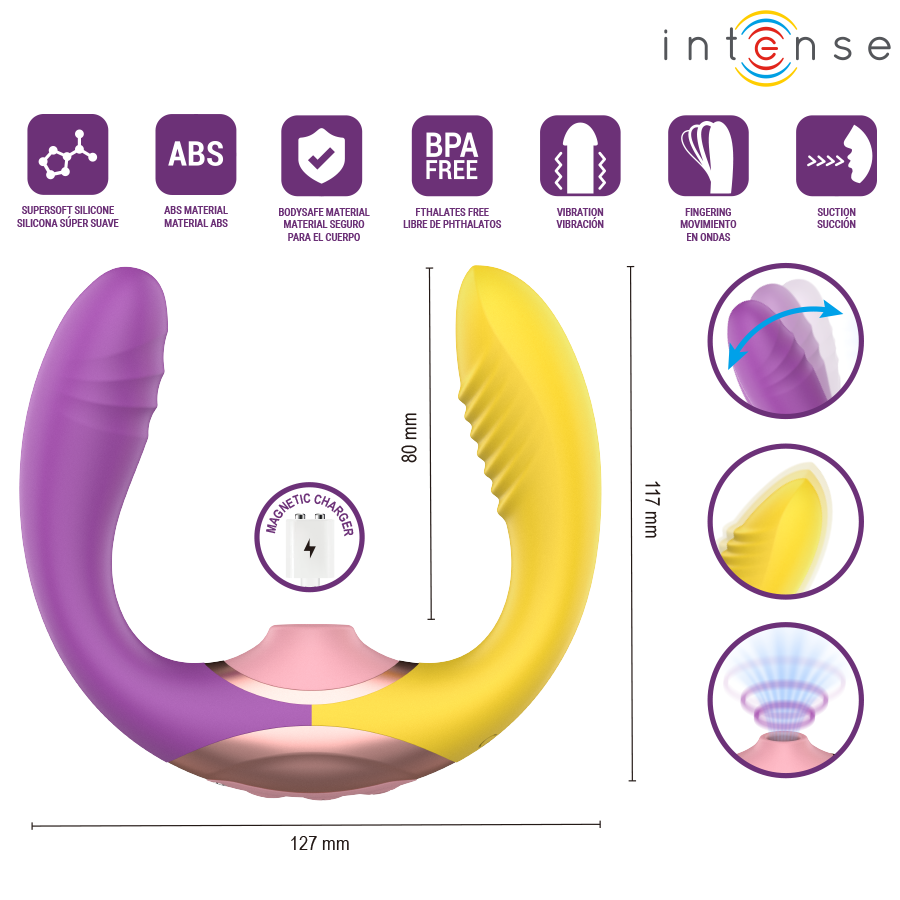 Intense Willow – 3-in-1 Saug- und Vibrationsstimulator