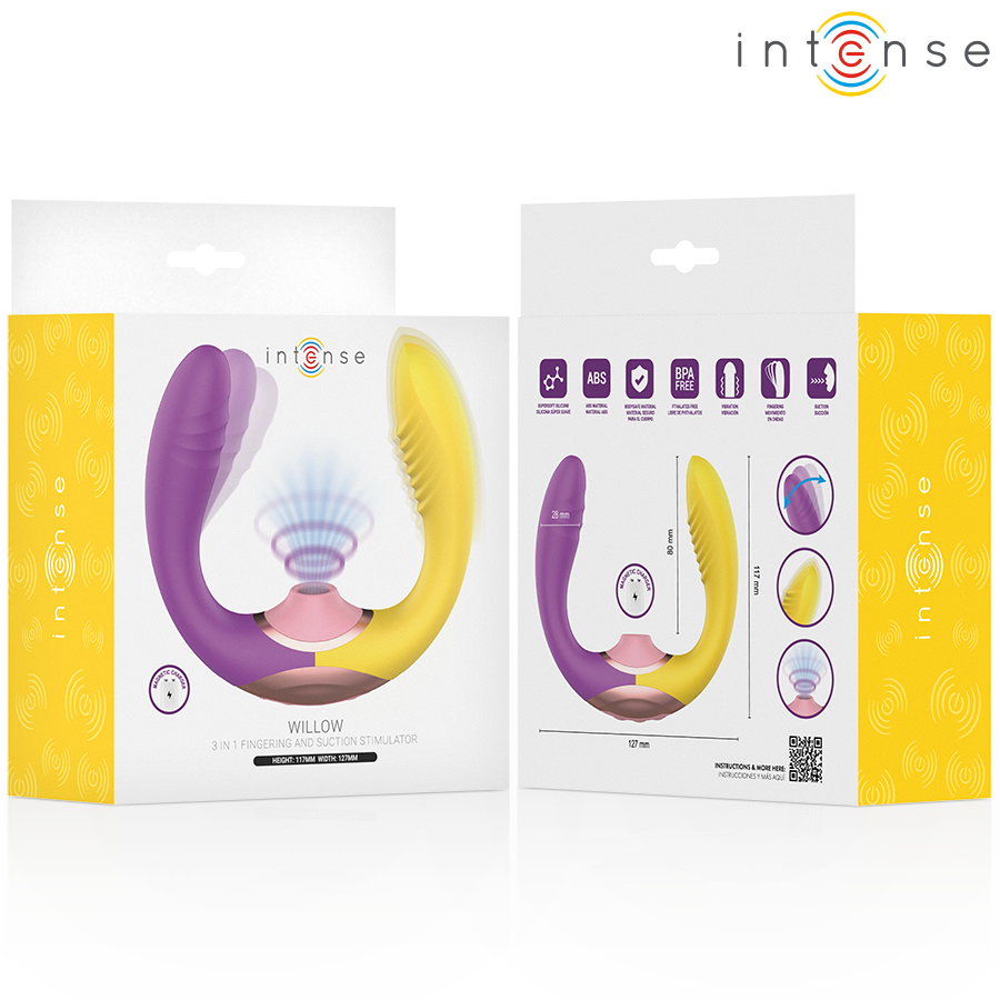 Intense Willow – 3-in-1 Saug- und Vibrationsstimulator