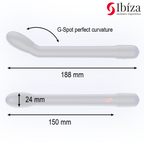 IBIZA – Vibrateur multifonction pour le point G avec aspiration, noir