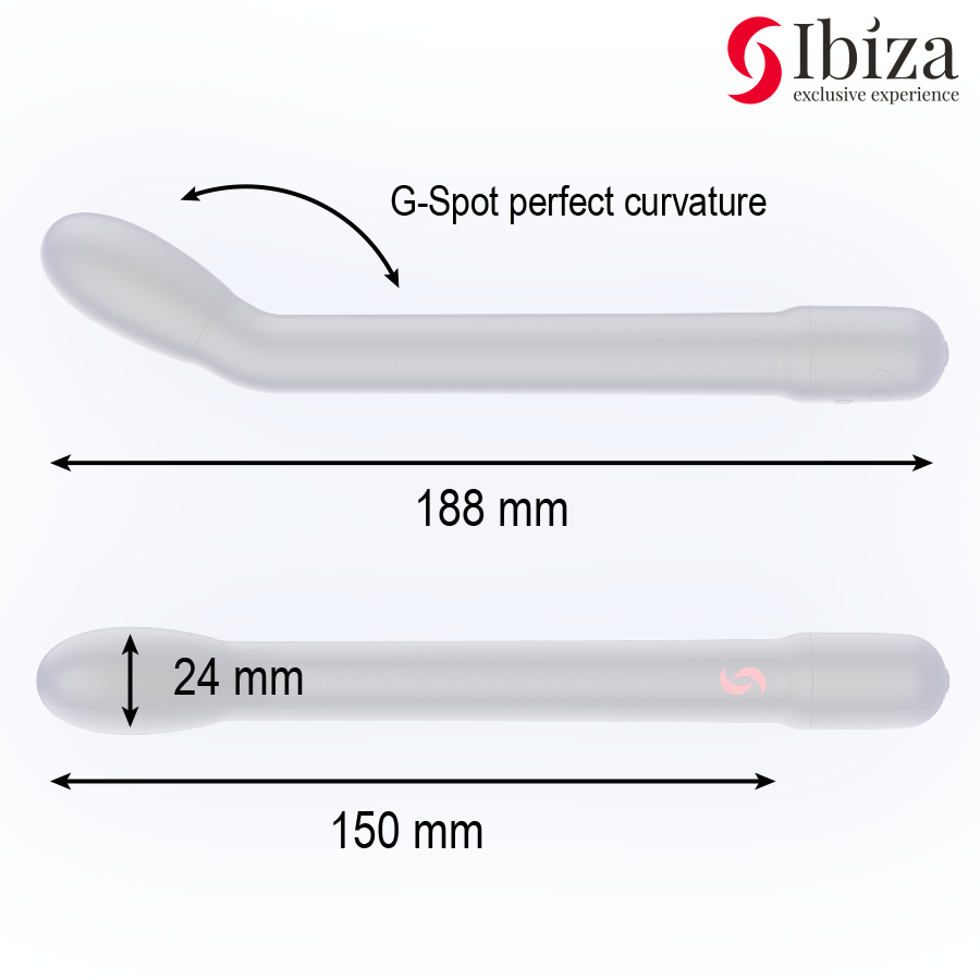 IBIZA – Vibrateur multifonction pour le point G avec aspiration, noir