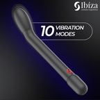 IBIZA – Vibrateur multifonction pour le point G avec aspiration, noir