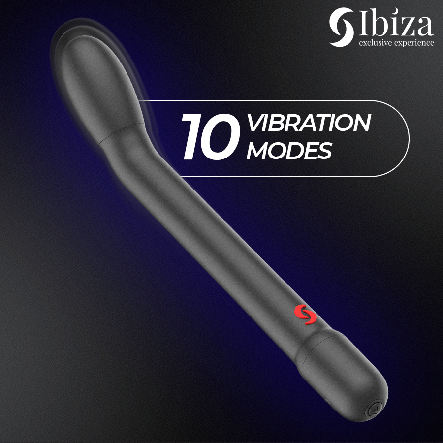 IBIZA – Multifunction G-spot vibrator with suction, black