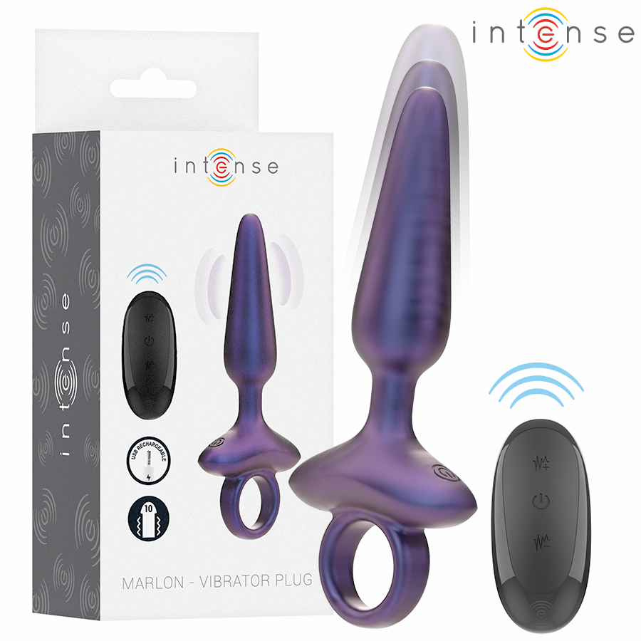 Intense Marlon – Vibrierender Analstecker mit Fernbedienung, Modell 4
