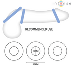 INTENSE – WICK SET OF 3 PENIS RINGS VARIOUS COLORS