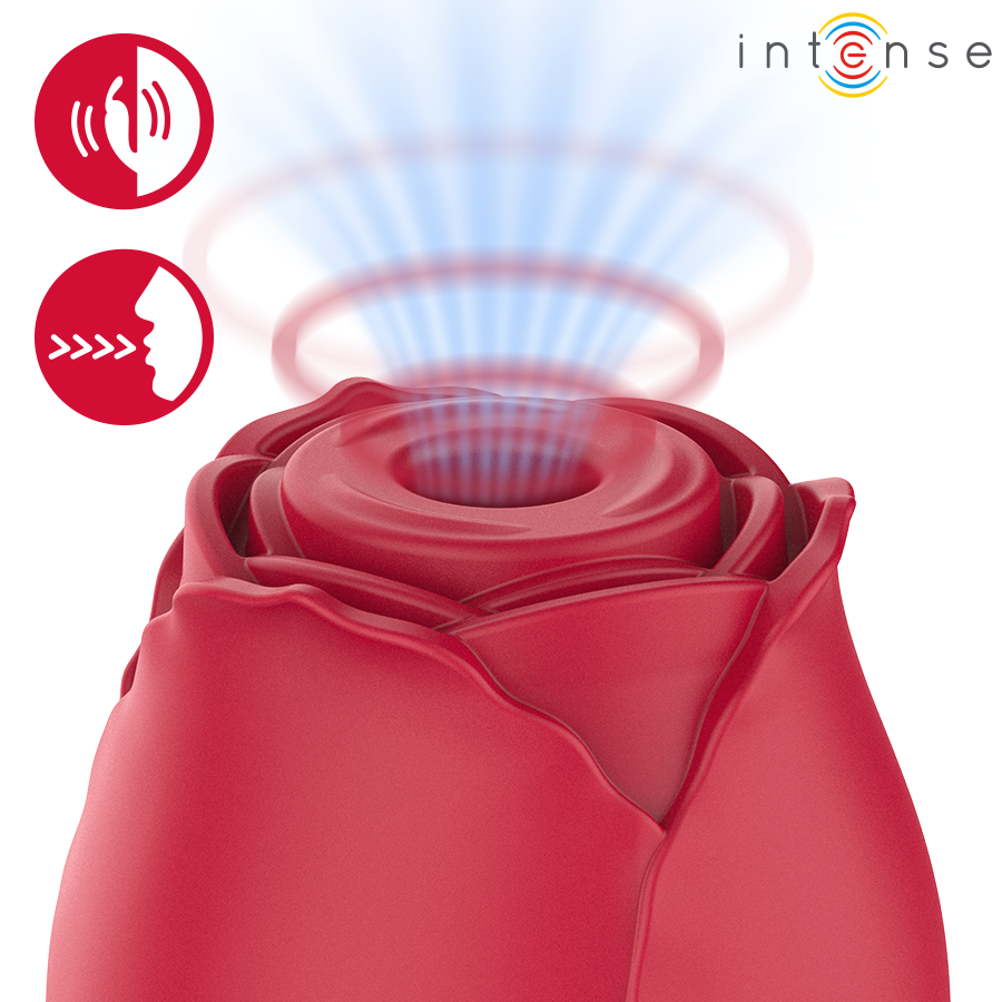 INTENSE – CAMELLIA CLITORAL SUCTION ROSE BY WAVES BORDEAUX