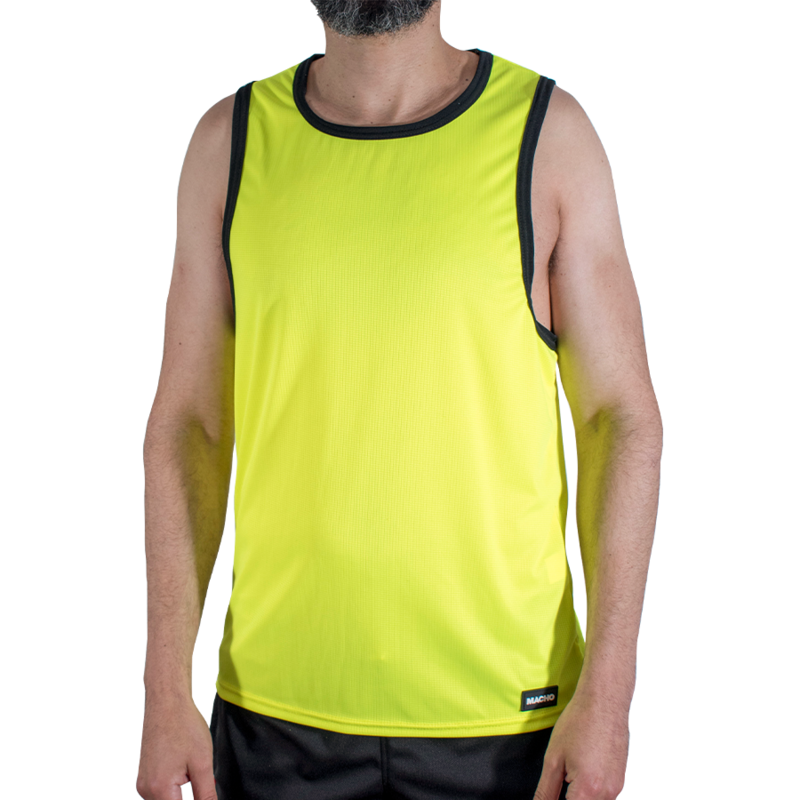 MACHO – CMV001 YELLOW GYM T-SHIRT