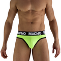 MACHO – MTG001 FLUORESCENT YELLOW THONG SIZE