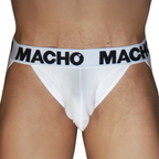 MACHO – MX29BL JOCK WHITE + WHITE