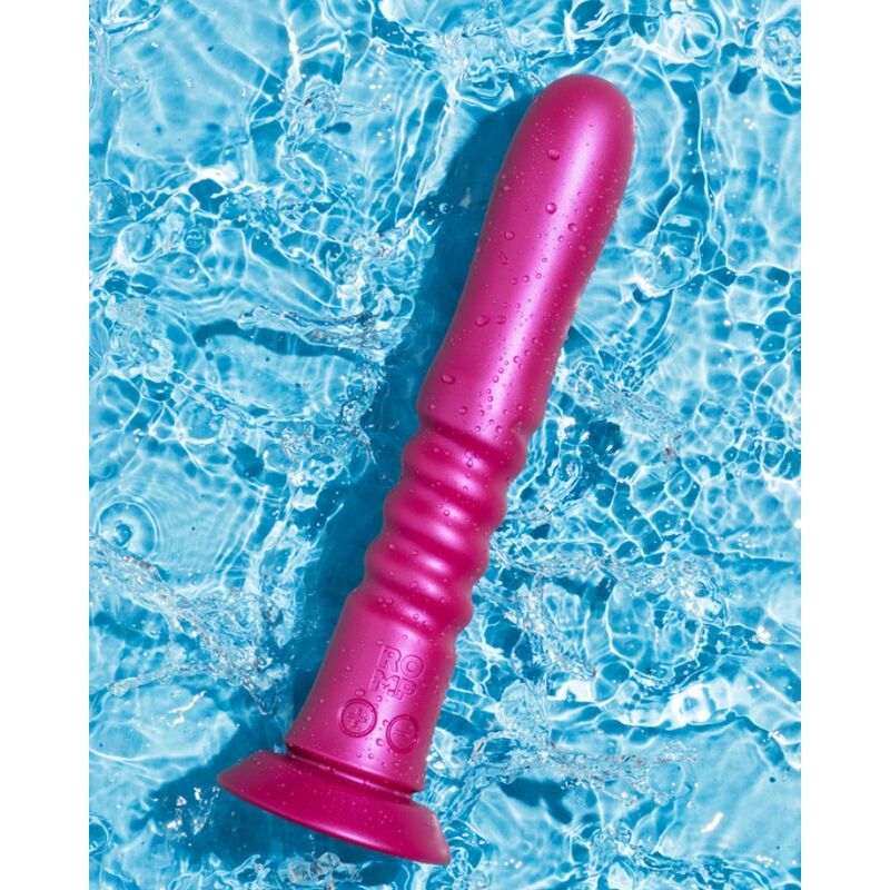 ROMP Jiggle – Up-and-down vibrator with suction cup, pink