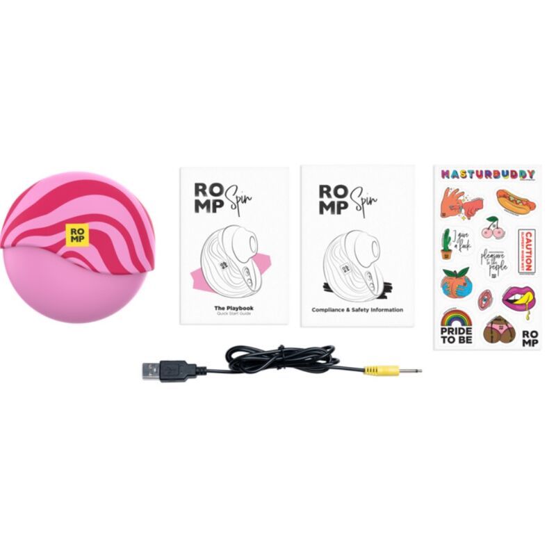 ROMP – SPIN CLITORAL SUCTION ANTITUDE WITH ROTATING OPENING AND CLOSING