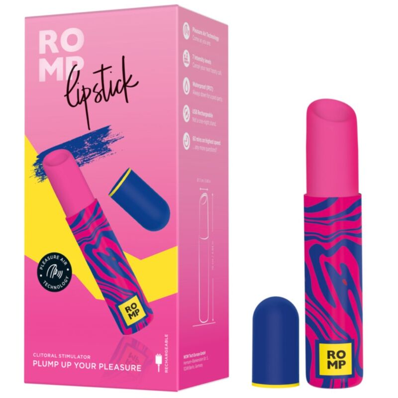 ROMP Lipstick – Klitoral-Stimulator im Lippenstift-Design, 7 Stufen