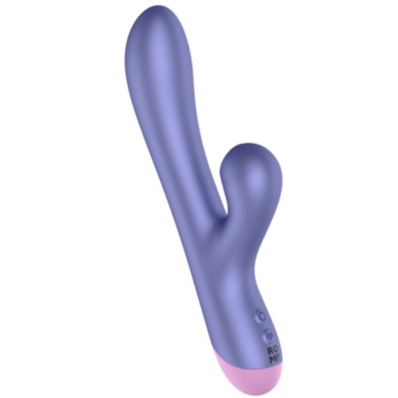 ROMP – PULSE VIBRATEUR DOUBLE POINT G RABBIT BLEU ÉLECTRIQUE