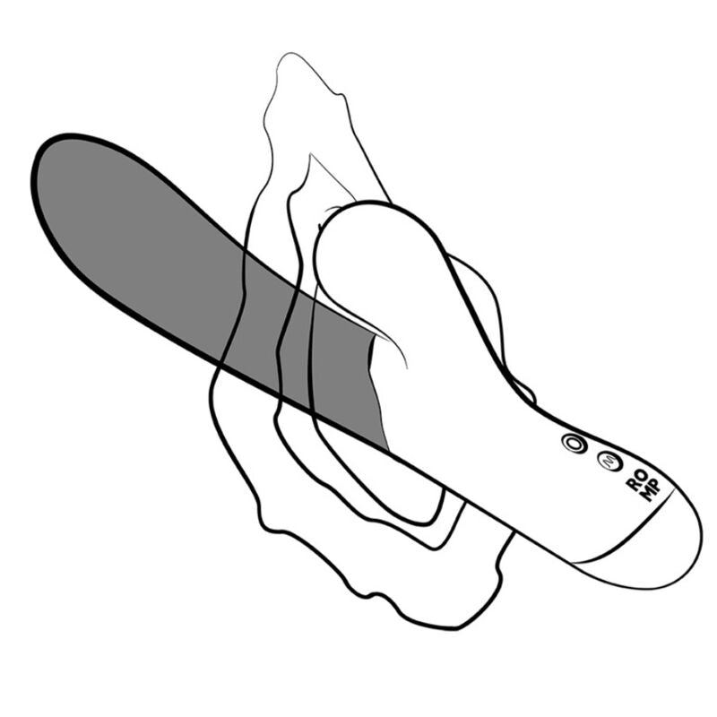 ROMP – PULSE VIBRATEUR DOUBLE POINT G RABBIT BLEU ÉLECTRIQUE