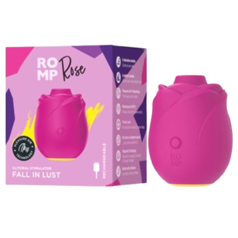 ROMP – ROSE STRUMENTO DI ASPIRAZIONE CLITORIDEA A FORMA DI ROSA
