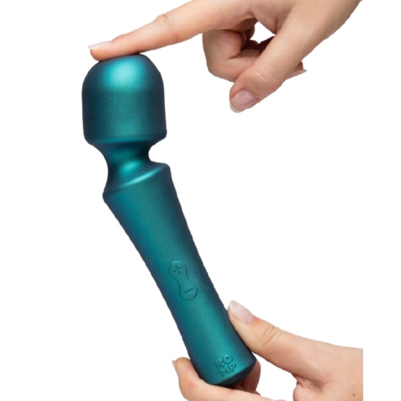 ROMP – PRESTO MINI WAND VIBRATOR FLEXIBLE HEAD GREEN