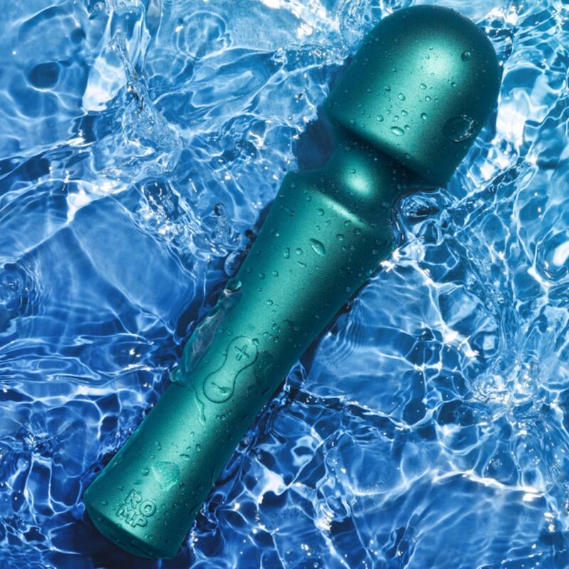 ROMP – PRESTO MINI WAND VIBRATOR FLEXIBLE HEAD GREEN