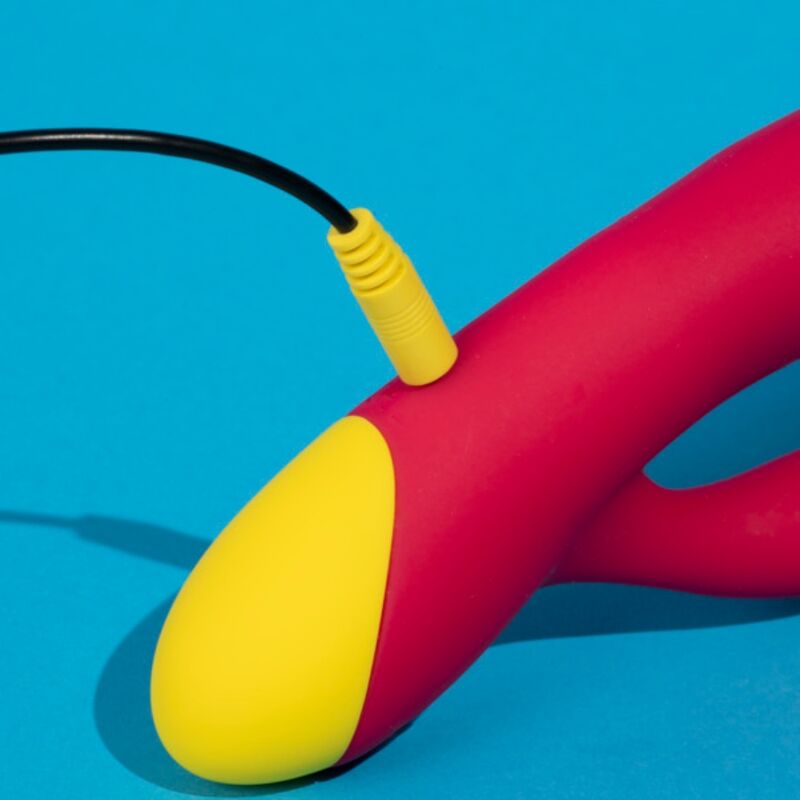 ROMP – JAZZ RECHARGEABLE RABBIT VIBRATOR RED