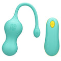 ROMP – CELLO MULTIFUNCTION VIBRATING EGG TURQUOISE REMOTE CONTROL