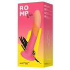 ROMP Dizi – Silikondildo mit Saugnapf, dreifarbig, 18 cm
