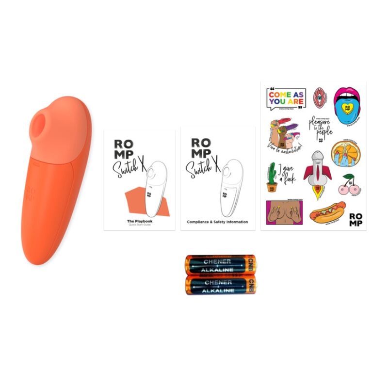 ROMP Switch X – Klitoris-Stimulator, 6 Stufen, Orange
