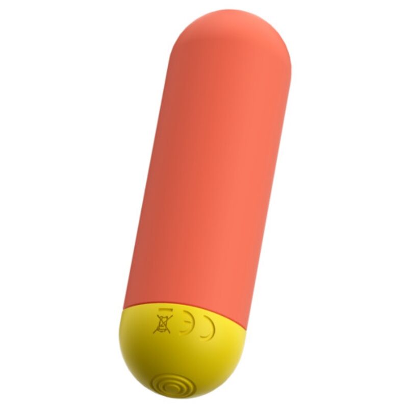ROMP – RIOT MULTIFUNCTION VIBRATING BULLET ORANGE + YELLOW