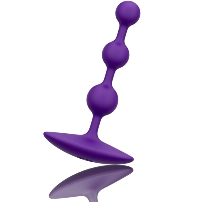 ROMP Amp – Flexible Silikon-Analperlen, 12,5 cm, Lila