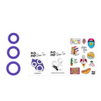 ROMP – REMIX TRIO SET DI 3 ANELLI PER PENE IN SILICONE VIOLA
