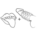 ROMP – MOSH TRANSPARENT MALE MASTURBATOR WITH 6 CM REVERSBLE SHEATH
