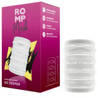 ROMP – MOSH TRANSPARENT MALE MASTURBATOR WITH 6 CM REVERSBLE SHEATH