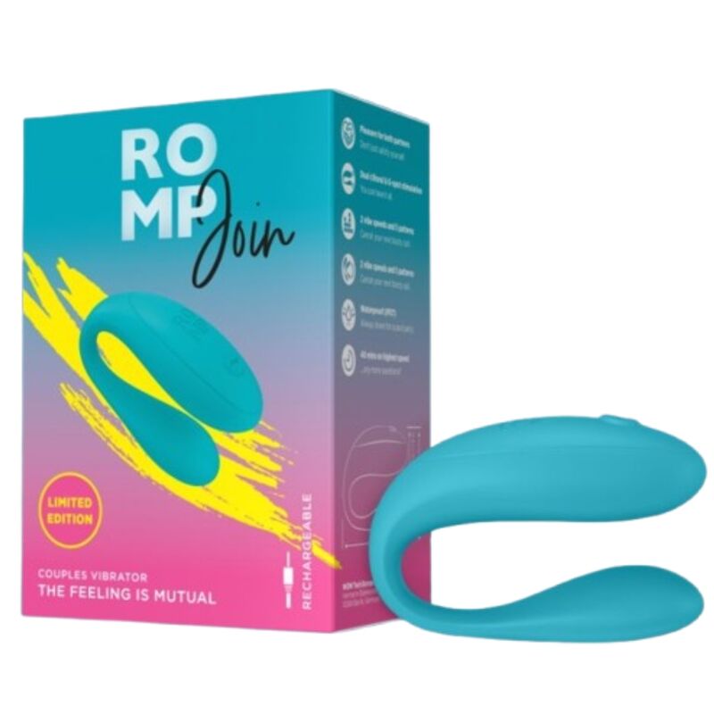 ROMP Join – Vibrationsring für Paare, türkis