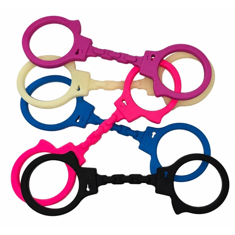 DIABLO PICANTE Diverty Sex – Fluoreszierende Silikon-Handschellen