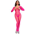 CHILIROSE CR 4894 – Netz-Bodystocking, neonpink
