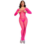 CHILIROSE CR 4894 – Netz-Bodystocking, neonpink