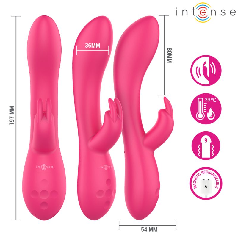 INTENSE – TAMMY RABBIT STIMULATOR WITH HEAT