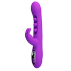 PRETTY LOVE – VIBRATEUR LAPIN SABIEN AVEC STIMULATION PAR TAPOTEMENTS ET LED VIOLETTE