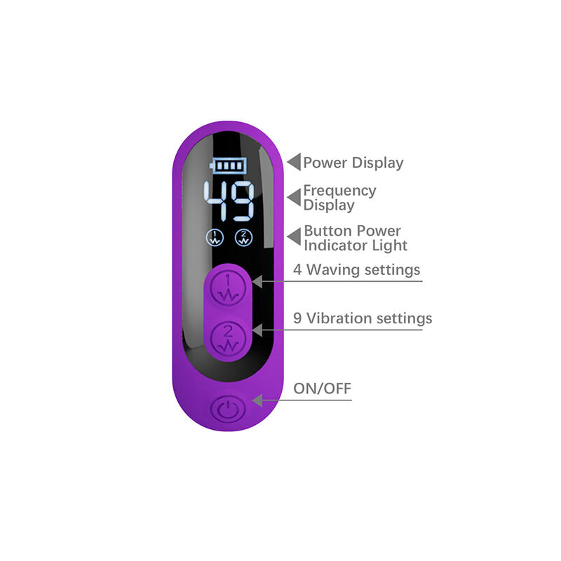 PRETTY LOVE – VIBRATEUR LAPIN SABIEN AVEC STIMULATION PAR TAPOTEMENTS ET LED VIOLETTE