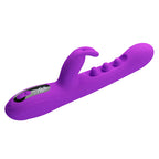 PRETTY LOVE – VIBRATEUR LAPIN SABIEN AVEC STIMULATION PAR TAPOTEMENTS ET LED VIOLETTE