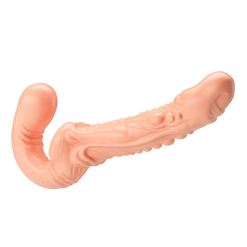 BAILE – EMMA STRAP-ON TEXTURÉ À DOUBLE PÉNÉTRATION