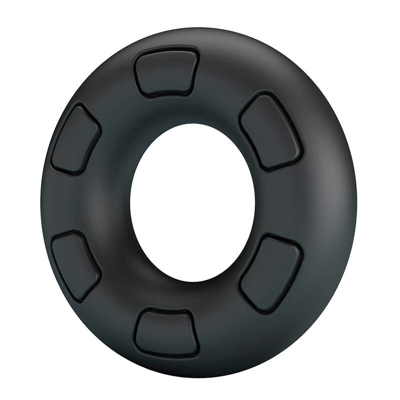 CRAZY BULL – BERTRAM SUPER SOFT SILICONE COCK RING BLACK