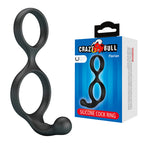 CRAZY BULL – FLORIAN DOUBLE ANNEAU DE PÉNIS ET DE TESTICULES NOIR