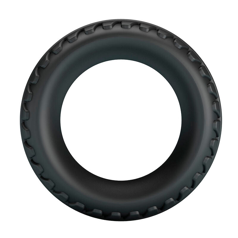 CRAZY BULL – MERRITT TEXTURED SILICONE COCK RING BLACK
