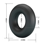 CRAZY BULL – URBAN SUPER SOFT SILICONE COCK RING BLACK