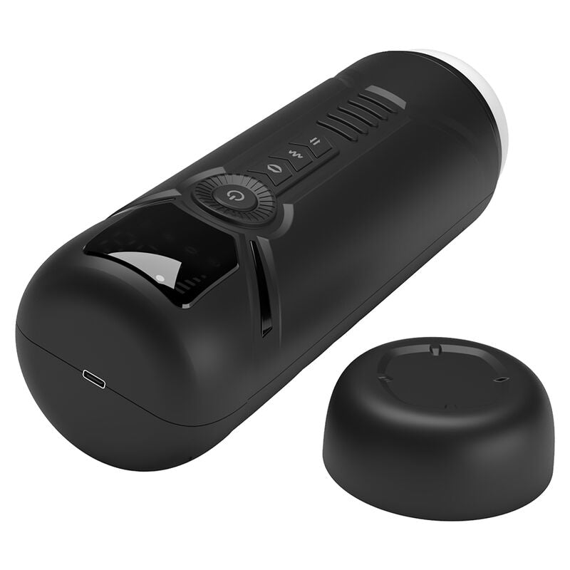 PRETTY LOVE – AETOLA MULTIFUNCTION AUTOMATIC MASTURBATOR WITH HANDLE BLACK