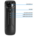 PRETTY LOVE – AETOLA MULTIFUNCTION AUTOMATIC MASTURBATOR WITH HANDLE BLACK