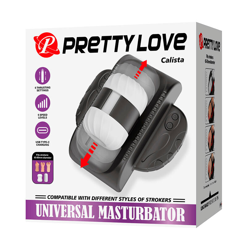 PRETTY LOVE Calista – Universeller automatischer Masturbator, schwarz