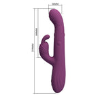 PRETTY LOVE – DEE MULTIFUNCTION RABBIT VIBRATOR OSCILLATING AND PERCUSSION PURPLE