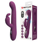 PRETTY LOVE – DEE MULTIFUNCTION RABBIT VIBRATOR OSCILLATING AND PERCUSSION PURPLE