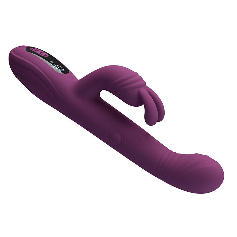 PRETTY LOVE – DEE MULTIFUNCTION RABBIT VIBRATOR OSCILLATING AND PERCUSSION PURPLE